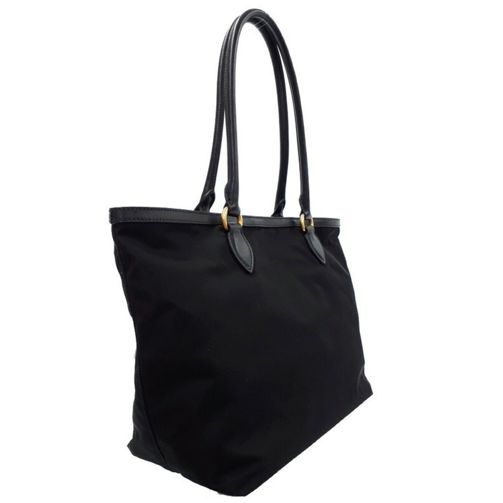 Prada Black Vela Shoulder Bag Tessuto Tote